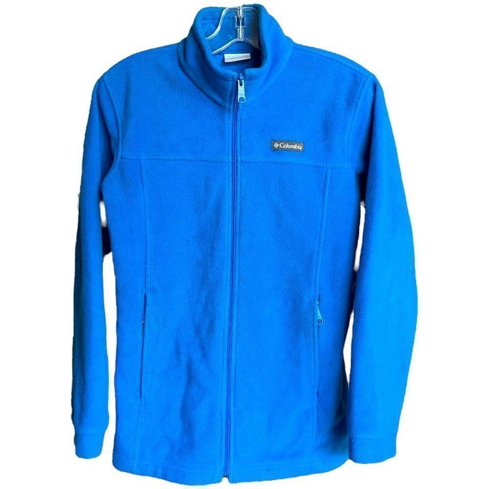 Columbia Kids Youth Fleece Jacket Zip Up Blue Size Large 14/16